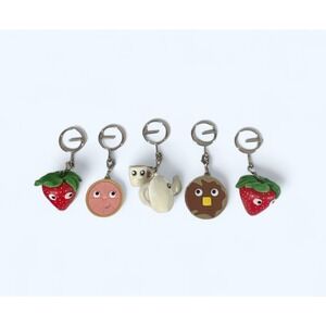Kidrobot Yummy World Keychains Breakfast Lot of 5
